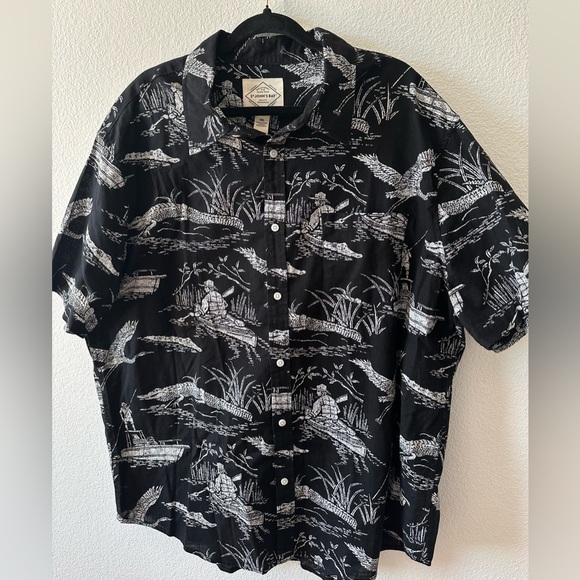 St. John's Bay Print Shirt - Picture 2 of 4